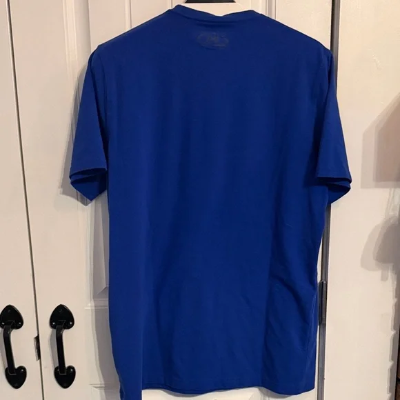 Under Armour Men's Medium Blue Loose Heat Gear Size Medium short sleeve shirt - Picture 6 of 8